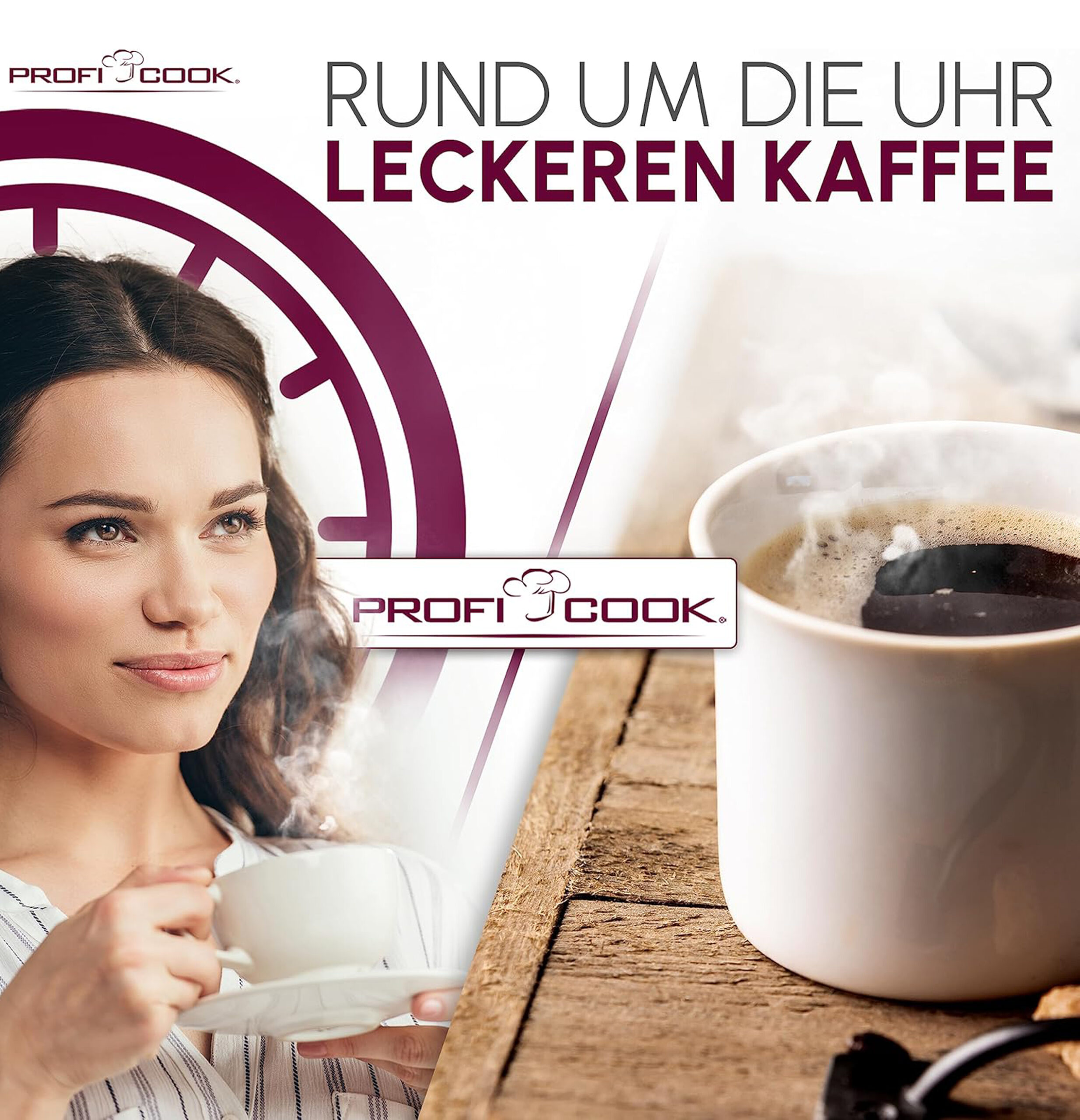 PC-KA 1191 Coffee Machine, 8-10 Cups-3