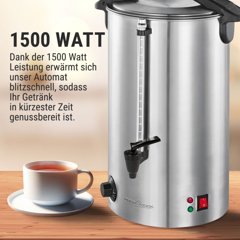 ProfiCook hot drinks machine  stainless steel/black PC-HGA 1196 - Image 4