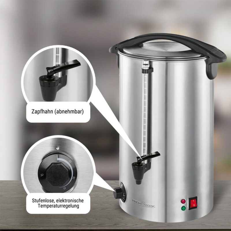 ProfiCook hot drinks machine  stainless steel/black PC-HGA 1196 - Image 5