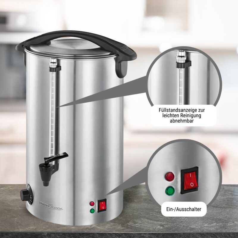 ProfiCook hot drinks machine  stainless steel/black PC-HGA 1196 - Image 6