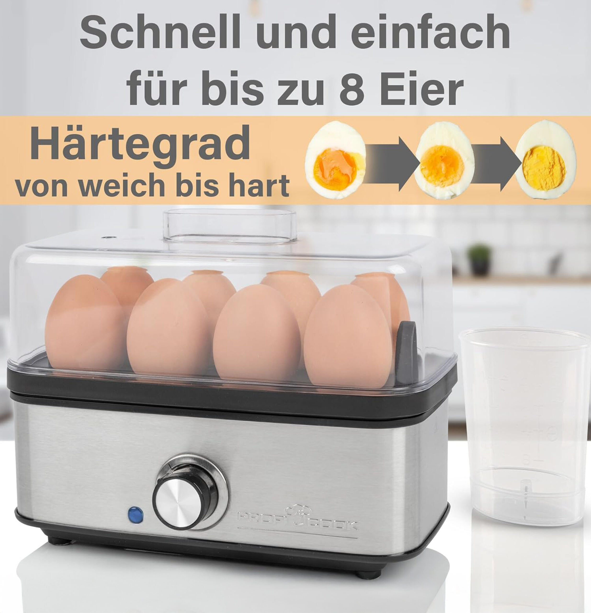 egg cooker stainless steel PC-EK 1275-3