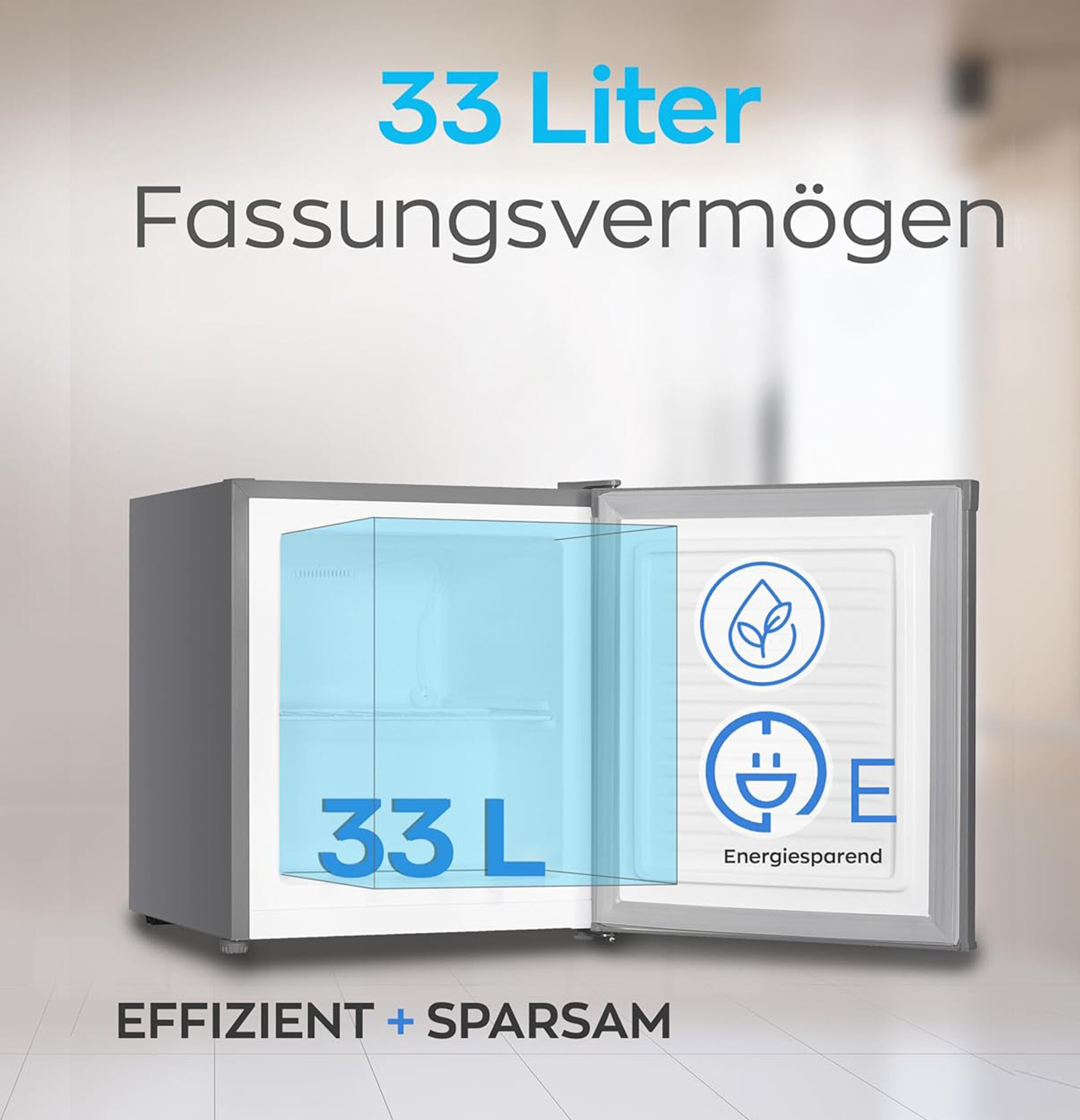 Heinrich`s Mini Freezer 33 L -4