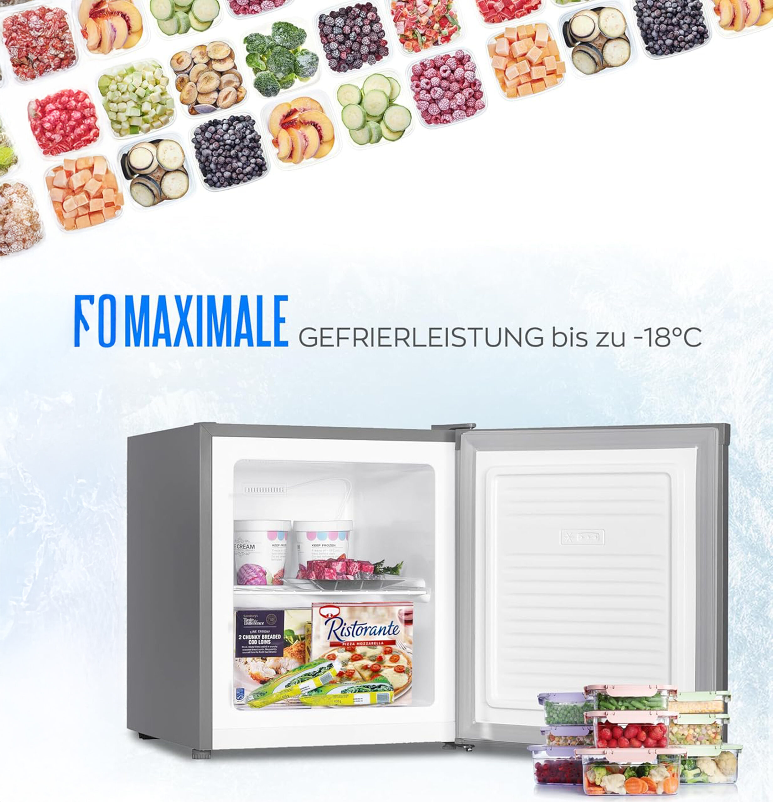 Heinrich`s Mini Freezer 33 L -6