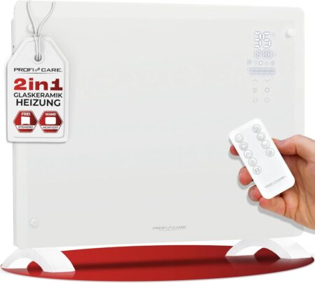 ProfiCare glass convector heater PC-GKH 3118 white