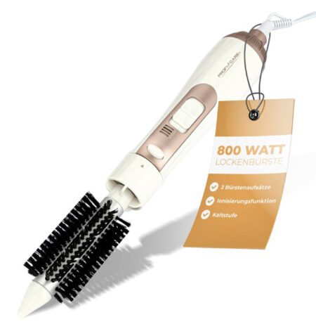 ProfiCare hot air curling brush  white/champagne (PC-HAS 3011)