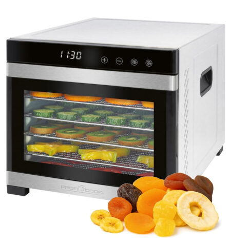 ProfiCook Stainless steel food dehydrator stainless steel PC-DR 1218