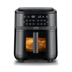 CASO AirFry & Steam 700 - Hot Air Fryer and Steamer - Test Rating: Very Good, Extra Large Basket Volume 7 Litres, Steamer & Air Fryer, Deep Fryer without Oil/Grease, Black 3182