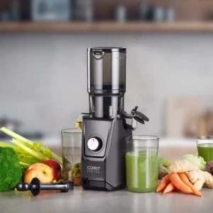 CASO Juice Fit Slow Juicer, Juicer, Test Winner: Home & Garden Test, Juicer, 800 ml Pulp container, 200 Watt BPA Free 3512