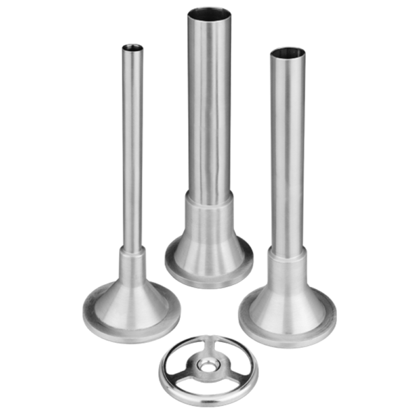 GASTROBACK Design Mincer Advanced, Professional motor (induction / 350 watt / max 1.3 Nm), Large rotary feed pan is made of stainless steel, Digital display (indicating direction of rotation and power input) 41409 - Image 10