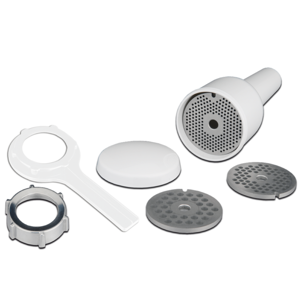 GASTROBACK Design Mincer Advanced, Professional motor (induction / 350 watt / max 1.3 Nm), Large rotary feed pan is made of stainless steel, Digital display (indicating direction of rotation and power input) 41409 - Image 9