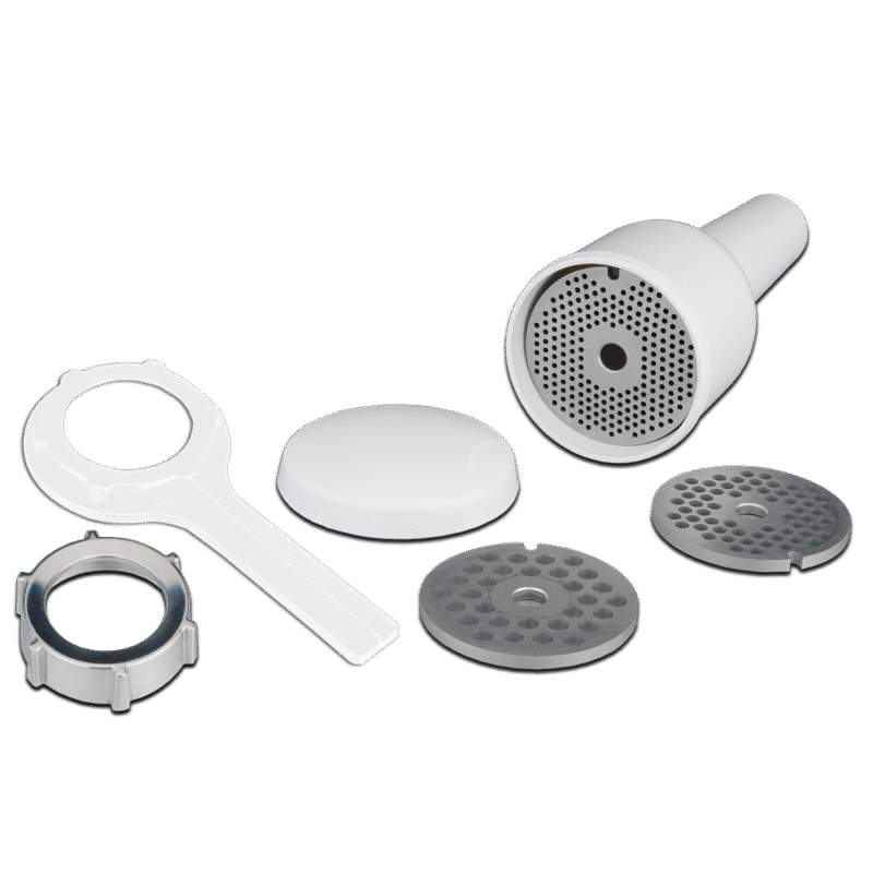 GASTROBACK Design Mincer Advanced, Professional motor (induction / 350 watt / max 1.3 Nm), Large rotary feed pan is made of stainless steel, Digital display (indicating direction of rotation and power input) 41409 - Image 9