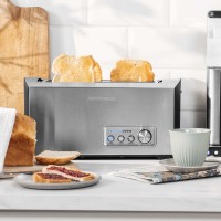 GASTROBACK Design Toaster Pro 4S, 4-slice toaster, Integrated bun warming rack, 9 browning settings and LED countdown display 42398