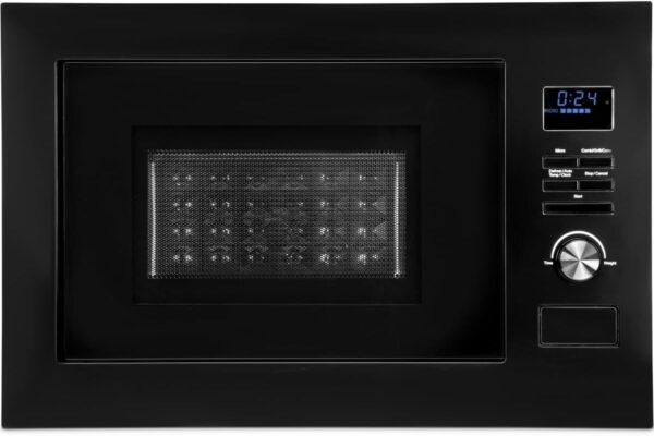 Bomann® 3-in-1 Built-in Microwave with Grill and Hot Air | Microwave with 25 L Cooking Chamber | 8 Automatic Programmes | Defrost Function | Includes Cooking Grate and Turntable (Diameter 27 cm) | 900