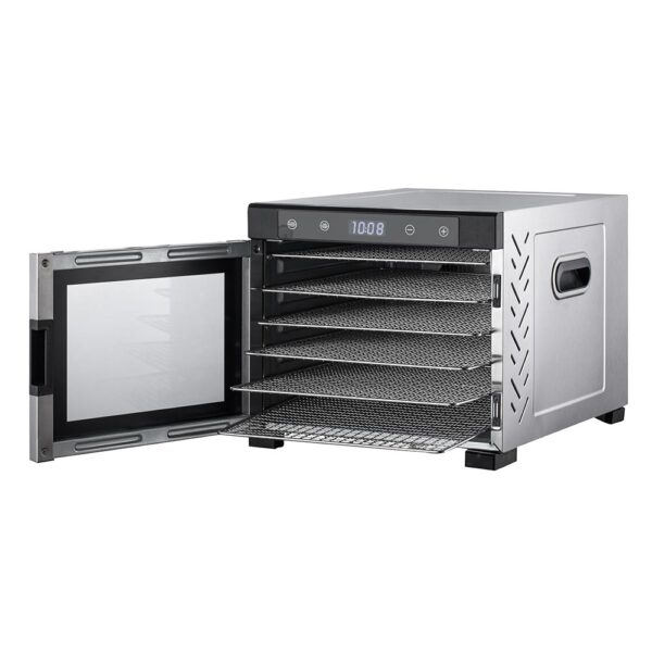 GASTROBACK  Design Dehydrator Pro, LED display, 24 hour timer with automatic switch-off, 6 stainless steel drying grids, 1 drying tray, 1 grid tray, 1 muesli bar mould 46602 - Image 12