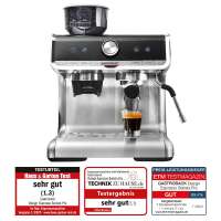 GASTROBACK Design Espresso Barista Pro, Programmable portafilter espresso machine with integrated conical grinder, For freshly-ground coffee beans or coffee powder 42616