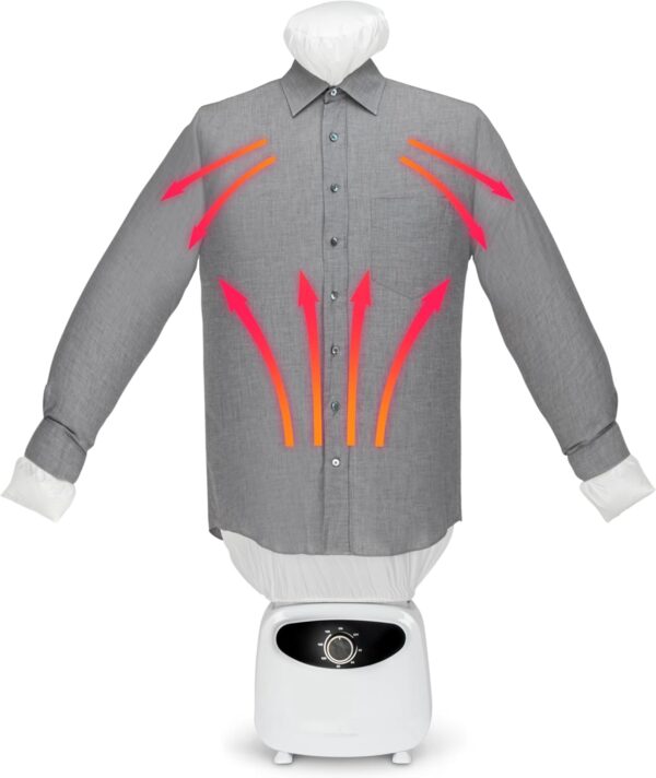 ProfiCare Automatic Shirt Iron PC-HBb3117, Ironing Doll with Powerful 1400 W, Ironing Machine with One Size Balloon Body, Includes Fragrance Attachment, Quick, Efficient, Fragrant, Automatic Ironing Machine - Image 8