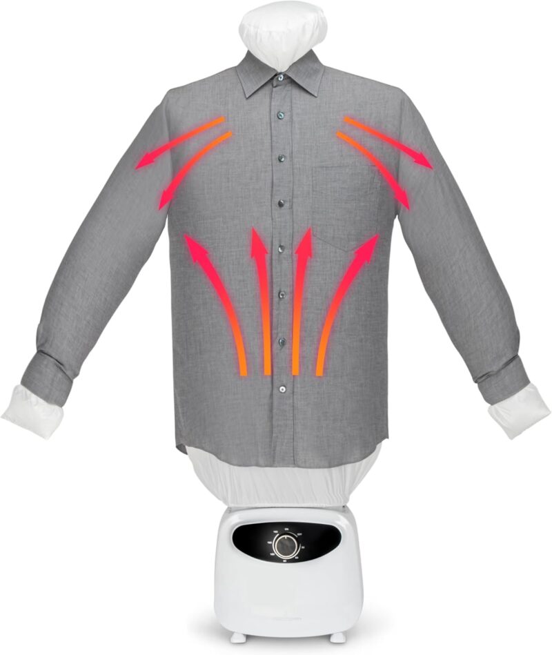 ProfiCare Automatic Shirt Iron PC-HBb3117, Ironing Doll with Powerful 1400 W, Ironing Machine with One Size Balloon Body, Includes Fragrance Attachment, Quick, Efficient, Fragrant, Automatic Ironing Machine - Image 8