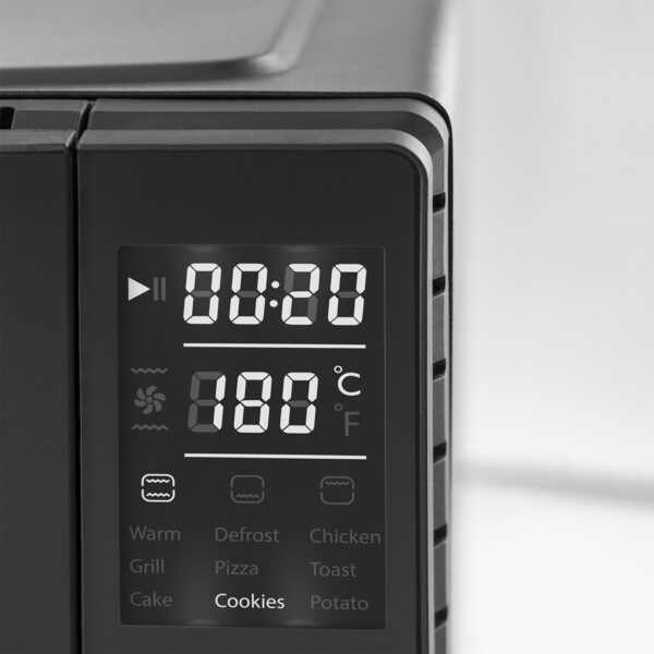 CASO TO 26 Design Oven with Approx. 26 L Cooking Chamber, Includes 5-Way Function: Hot Air, Rotisserie with Motor, Top Heat, Bottom Heat, Top and Bottom Heat, Mini Oven, Pizza Oven, Toast Oven 2972 - Image 8