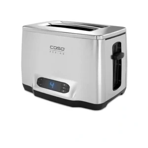 CASO Design Inox 2 Two-Slice Toaster with Wire Warming Basket Attachment, 12778 2778