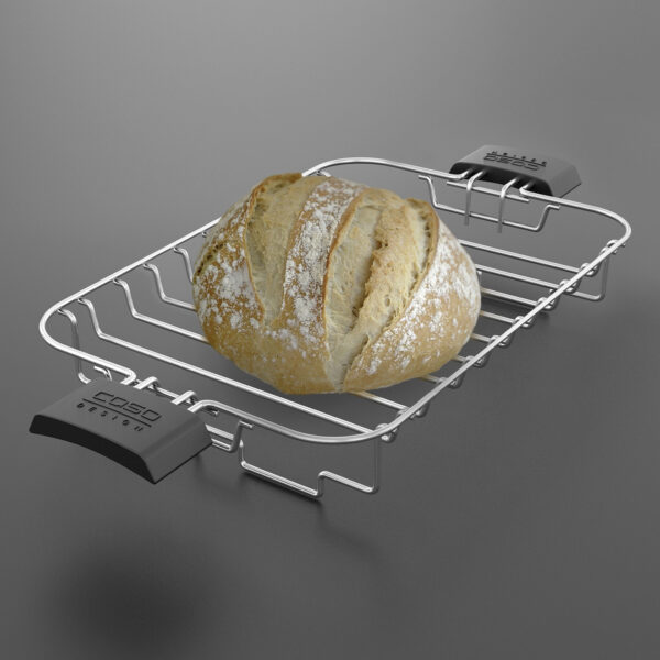CASO Design Inox 2 Two-Slice Toaster with Wire Warming Basket Attachment, 12778 2778 - Image 10