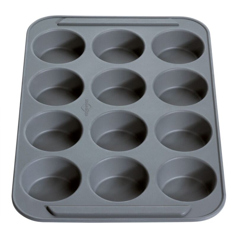 Küchenprofi BAKE VARIO Silicone Muffin Mould | Silicone Baking Mould Muffin Baking Mould 12 Multi Shape | Oven Safe, Freezer Safe, Microwave Safe, Food Safe, Dishwasher Safe 0812245512