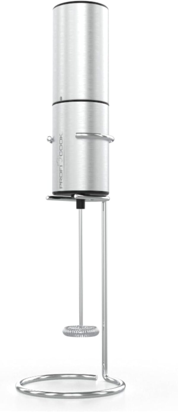 ProfiCook Electric Milk Frother for Cappuccino and Latte Macchiato Battery Operated 13000 RPM PC MS 1273