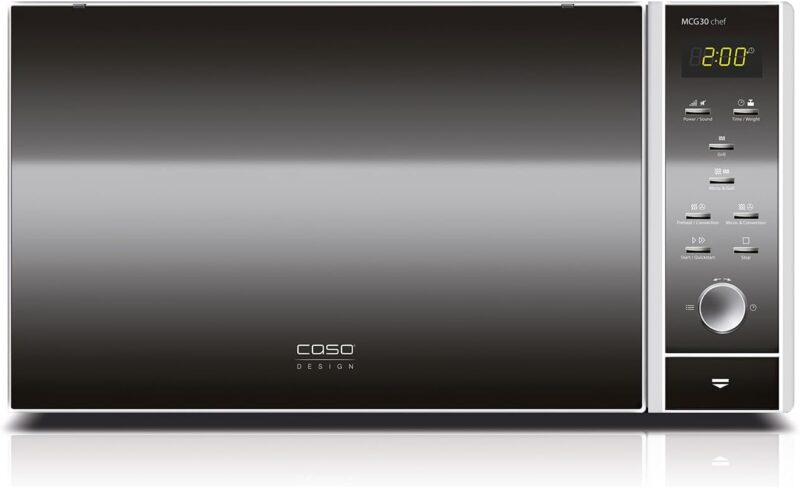 Caso MCG30 CHEF 3370 chef design microwave. Microwave Edelstahl - Image 3