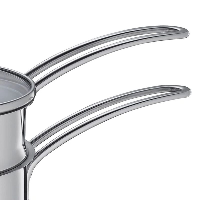 Küchenprofi - Double Boiler/Bain Marie Set with Glass Lid, 1.6 Quart, 5.5" Diameter 2370602814 - Image 4