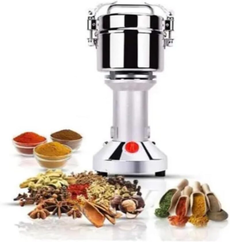 Hoffman's 2200W Electric High-Speed Multifunctional Grinder 400G HM - 9084 - Silver - Image 2