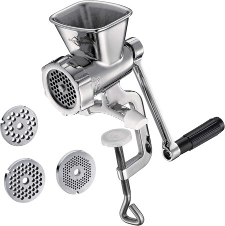 Küchenprofi 0825562805 Stainless Steel Meat Mincer Size. 5, silver