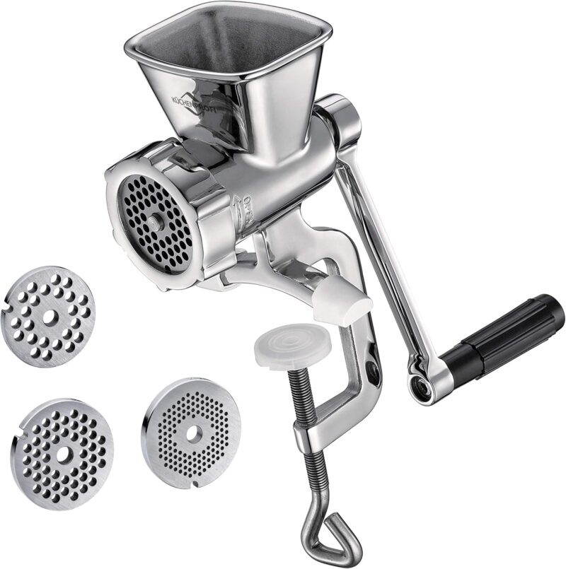 Küchenprofi 0825562805 Stainless Steel Meat Mincer Size. 5, silver