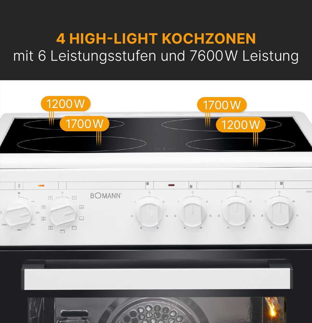 Bomann EHC 79390 Elektroherd-1