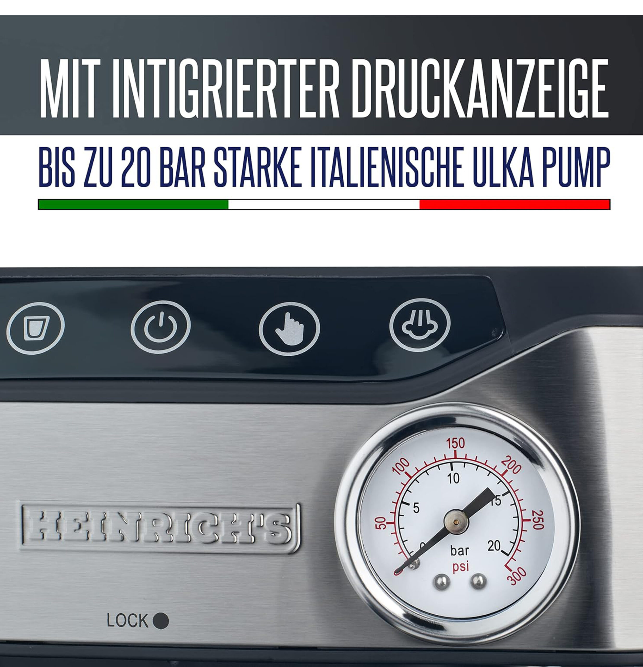 Espresso Machine HES 8688-1.6 Liter-12