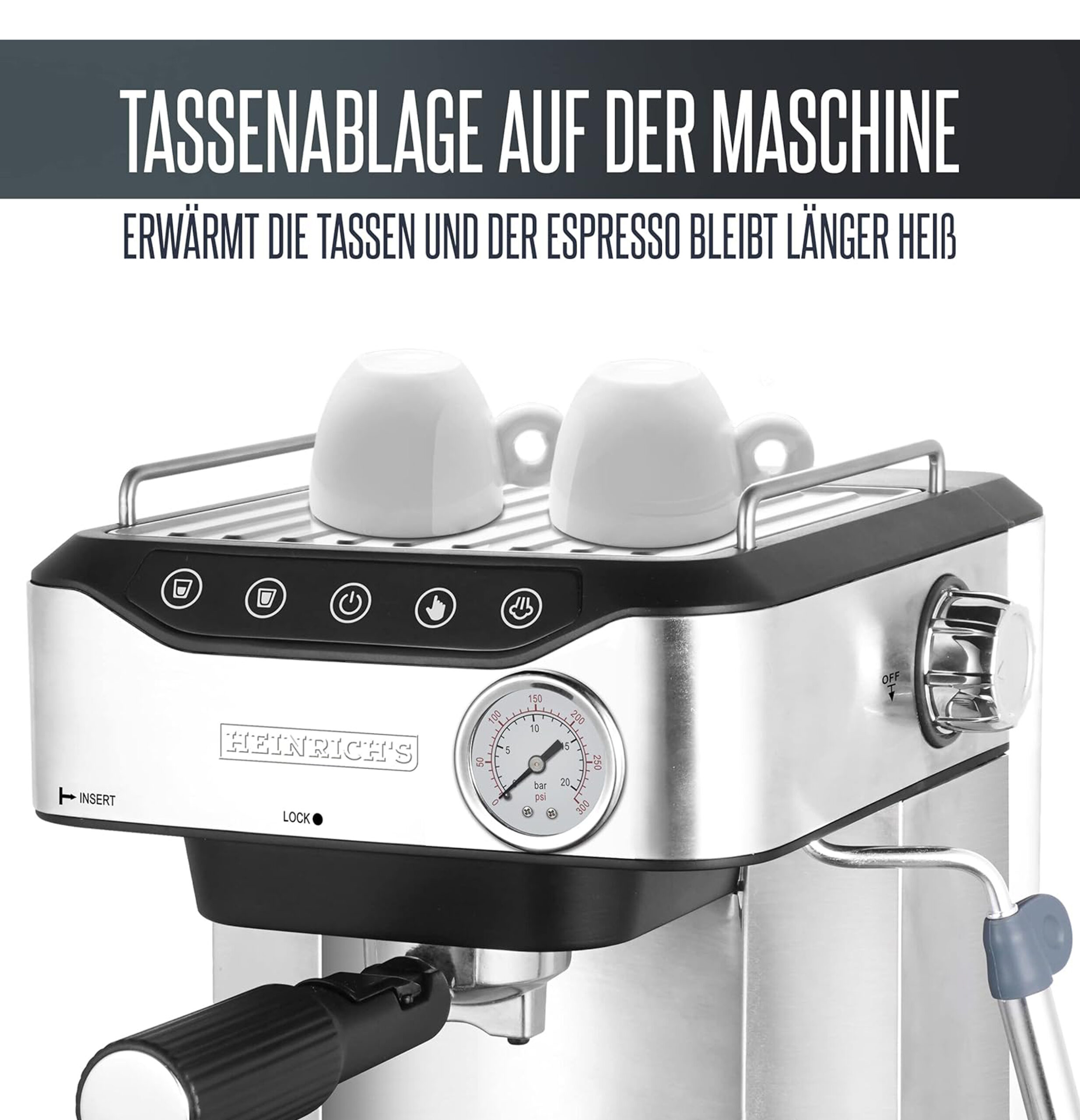 Espresso Machine HES 8688-1.6 Liter-8