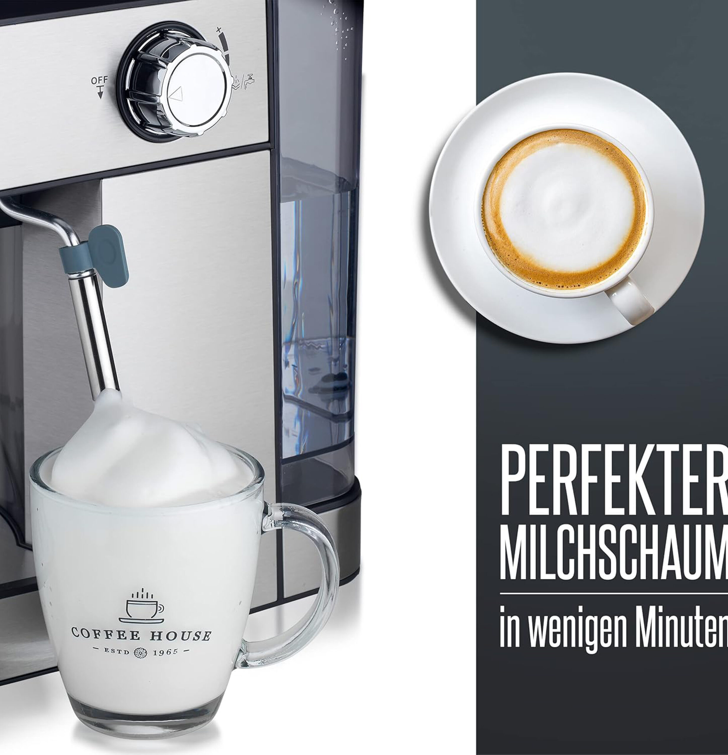 Espresso Machine HES 8688-1.6 Liter-9