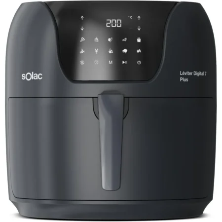 Solac Digital Air Fryer, 7.4 Liter, 1800 Watt, Black - FA 1800