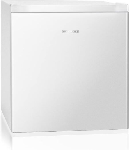 Heinrich's Mini Refrigerator, 45 Litre, Black Small Compact Quiet: 36 dB Mini Bar, with 7 Temp. Levels, Mini Fridge Freestanding, Perfect for OffIce,Black [Energy Class E] HKB 4188 W