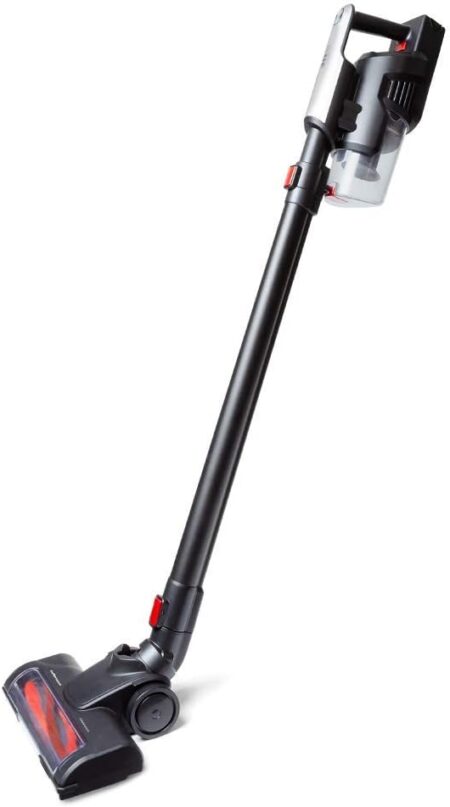 Mellerware Rider Lithium Cyclone Vacuum Cleaner with 22.2V lithium batteries. The vacuum cleaner is cordless. 4-in-1 vertical cordless vacuum cleaner. Stick vacuum with Eco and Turbo speed settings.