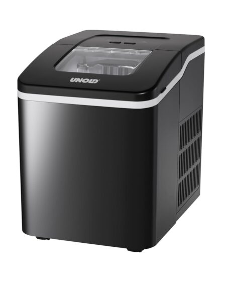 Unold Ice Cube Maker Freeze 48935-120W Electric Compressor - Automatic Ice Machine - No Plumbing Reqired - Black