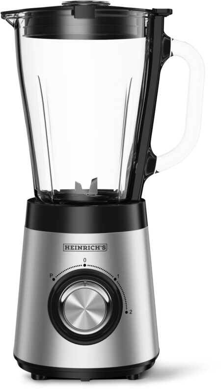 Heinrich's  - Blender - Universal Mixer - Stainless Steel - 1.5L Glass Jug - 500W HPM 8163