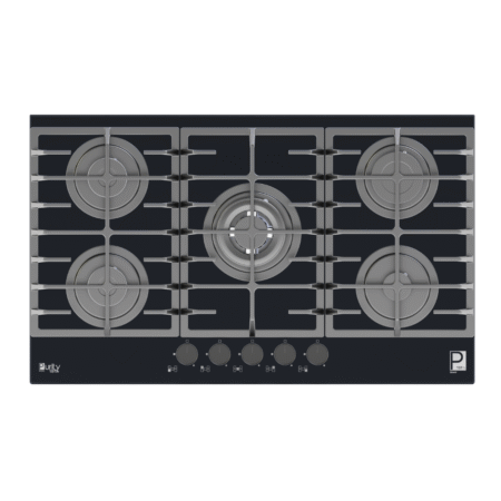 موقد غاز HPT906G بخمس شعلات مع شبكات ثقيلة التحمل