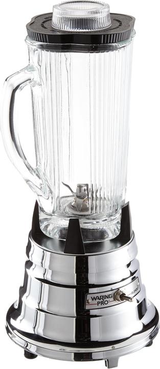 Waring Classic Bar Blender BB90E 1 liter , 400 watt, Glass Jar Silver base 1/2 hp 40110
