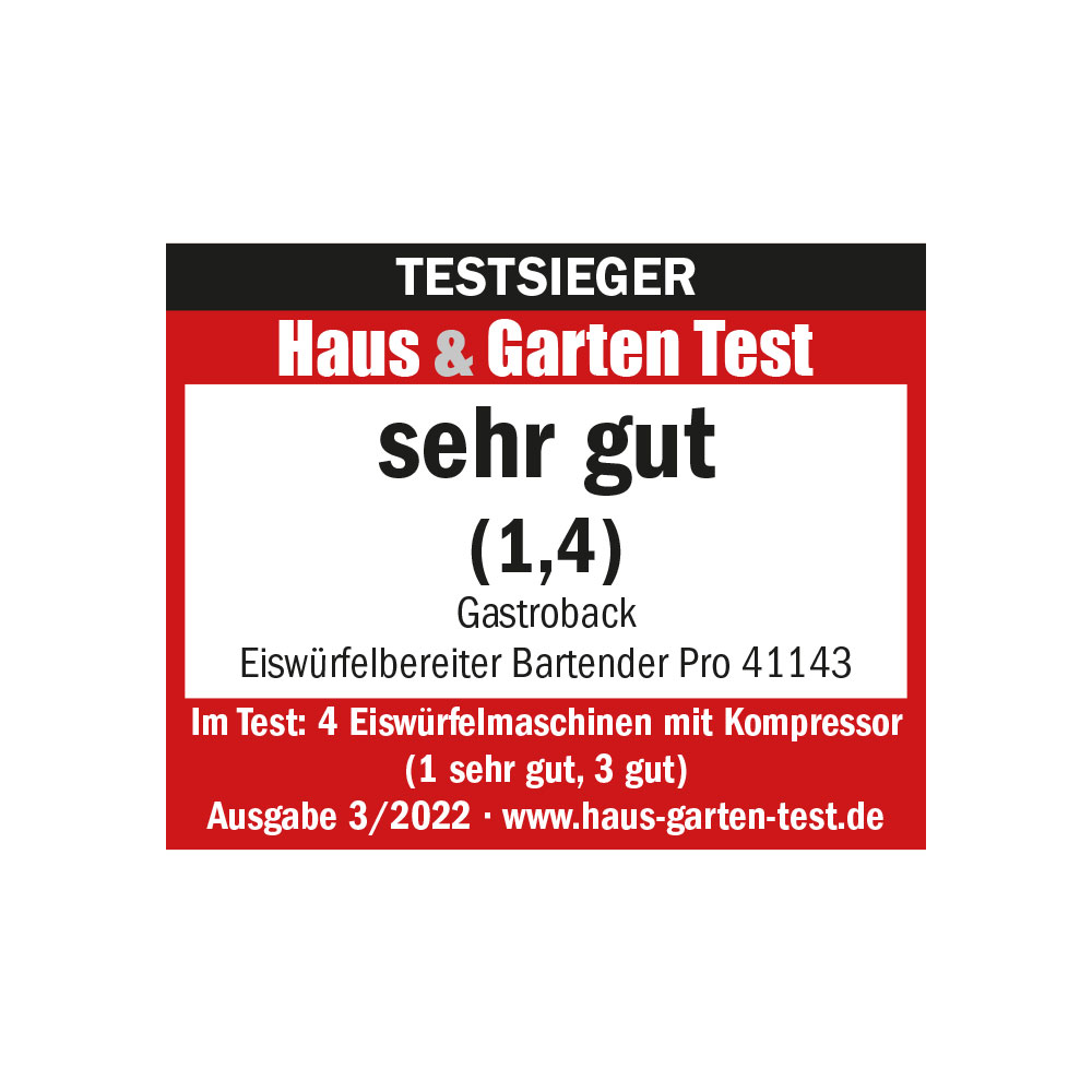 GASTROBACK_Eiswuerfelbereiter_Bartender_Pro_-_HuGT-Testlogo
